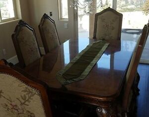 Henredon Formal Dining Room Table and Chairs