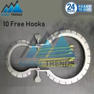 Anillo retractor quirúrgico Lone Star con 10 ganchos gratis conjunto de instrumentos quirúrgicos - Imagen 1 de 6