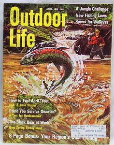 OUTDOOR LIFE MAGAZINE APRIL 1969 VINTAGE HUNTING FISHING SPORTING NEWS