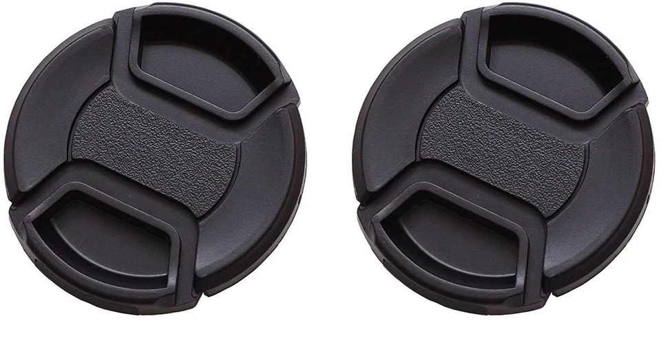 Two 72mm Center Pinch Snap on Front Lens Caps/Covers for Canon Nikon Sony Lenses - Image 1 of 1