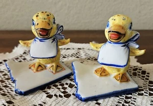 Waddle's Restaurant Duck Salt & Pepper Shakers. VTG. Portland Oregon. Japan. - Picture 1 of 8
