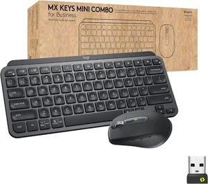 Logitech MX Keys Mini Combo for Business , Compact, Wireless Keyboard & Mouse - Photo 1/10