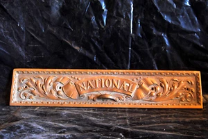 Caja registradora nacional modelo 47 latón cajón delantero antiguo - Imagen 1 de 2