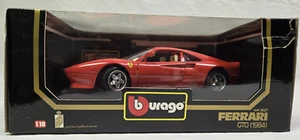 Burago #3027 1984 Ferrari GTO Auto 9 3/8" Long Italy Mint Condition With Box - Picture 1 of 19