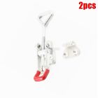 2Pcs Cabinet Boxes Lever Handle Toggle Catch Latch Lock Clamp Hasp cg