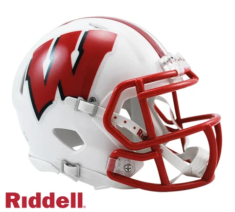 Riddell Mini Speed Wisconsin Badgers Mini Helmet Cover