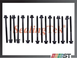 Fit Ford 2.5L 3.0L DOHC 24V V6 Duratec Cylinder Head Bolt Set GY AJ engine motor - Picture 1 of 1