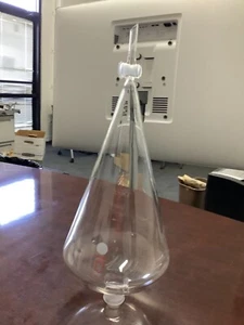 KIMBLE® Kontes® DWK-636200-4000 Borosilicate Glass Separatory Funnel, 4000 ml - Picture 1 of 8