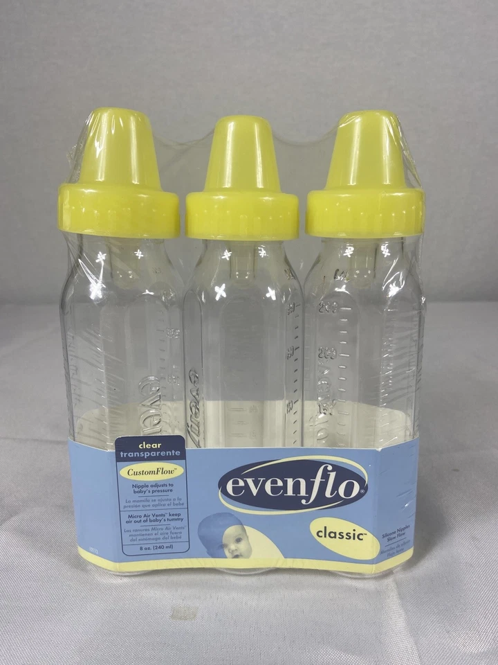 Juego de 3 pezones de silicona Evenflo Classic flujo lento  Foto 1 de 4