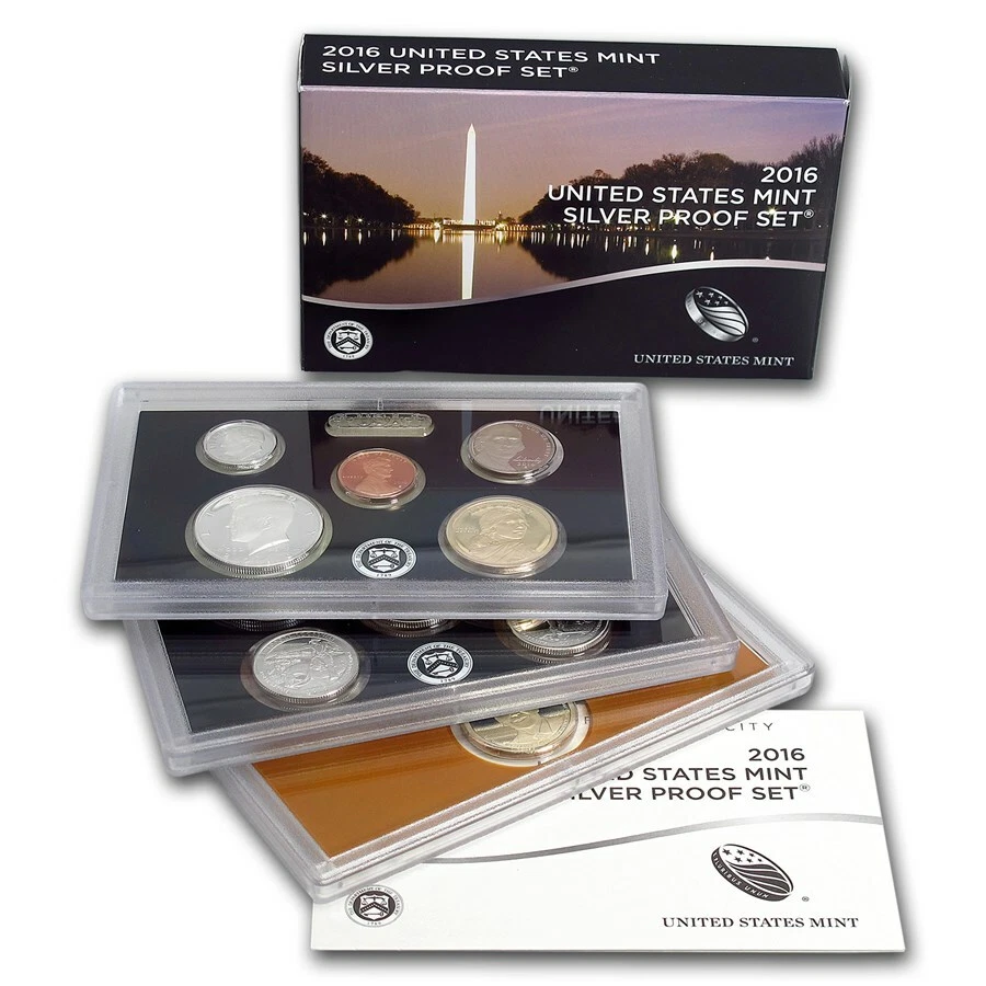 (1) 2016 S United States SILVER Proof Set in Original Box with COA - Image 1 of 1