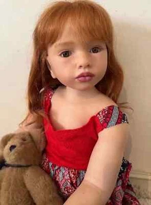 41" Reborn Baby Doll Kit Aloenka Rooted Hair Artist Painted With Freckle Gifts - Picture 1 of 5