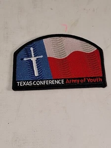 Texas Conference Army Of Youth Patch Fabric Embroidered - Picture 1 of 4