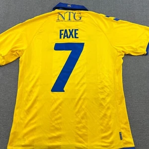 Brondby IF Hummel John Faxe Hensen Home Football Jersey 2XL XXL Adult Shirt - Picture 1 of 22