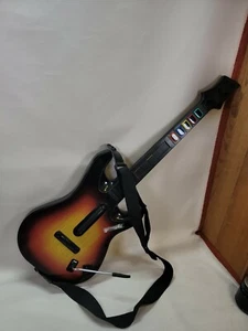 PS2 Guitar Hero Sunburst Wireless Controller Red Octane 95449 805 NO DONGLE - Picture 1 of 8