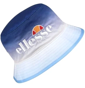 MENS UNISEX RETRO ELLESSE HALLAN FADE BLUE BUCKET HAT ONE SIZE COTTON - Picture 1 of 1