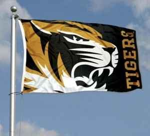 University of Missouri Tigers-Deluxe Outdoor 3'x5' Flag-MIZZOU-NEW - Picture 1 of 3