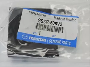 OEM Mazda 09-13 6 Exterior-Rear-Black Out Tape Right GS3R508V2 GENUINE! - Picture 1 of 2