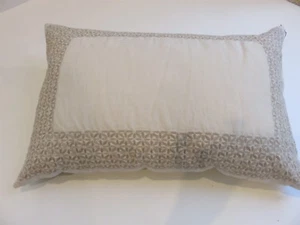 Vera Wang Basketweave Texture rectangle deco pillow NWT $165 - Picture 1 of 5