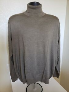 Brioni Luxurious Mens Turtleneck Sweater Made in Italy Rare NWOT Size XXL 