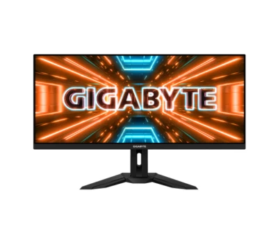 Gigabyte Monitor 34" M34WQ 144HZ UWQHD 1MS HDR400 IPS KVM 21:9 SPK - Image 1 of 4
