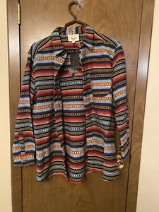 NWT sacred hawk jaquard aztec woven jacket small - Picture 1 of 8