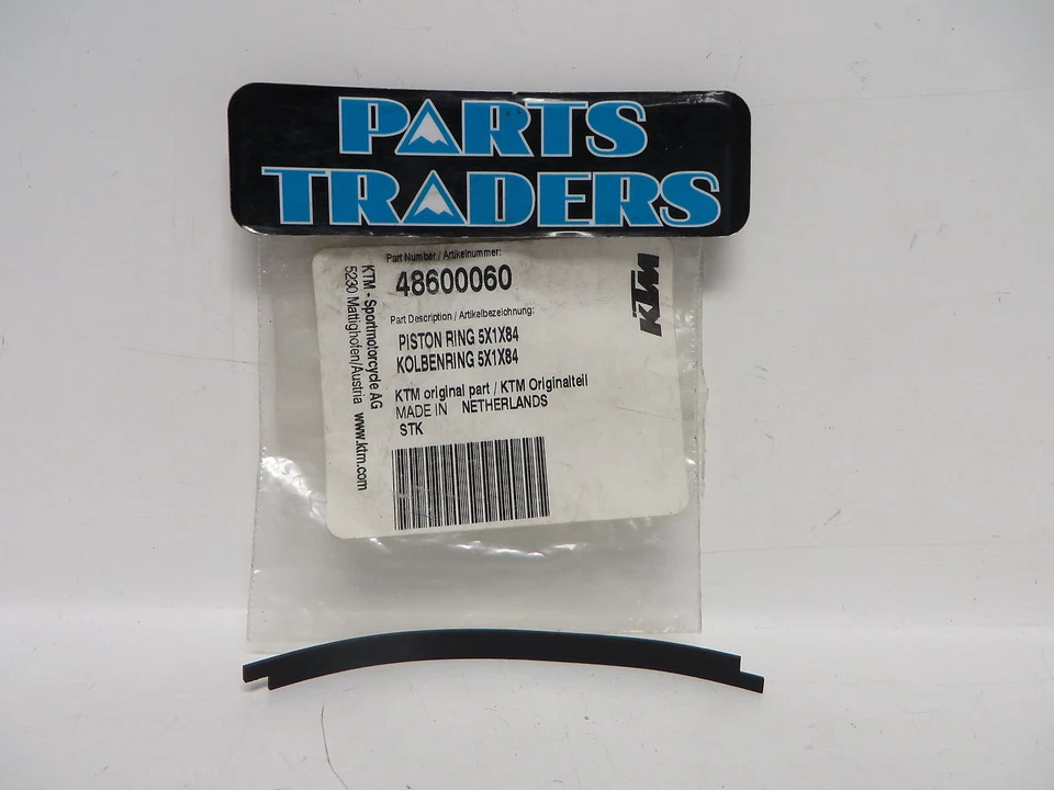 KTM Shock Piston Ring 5 X 1 X 84 mm 105 85 530 200 250 300 400 2000-2010 - Image 1 of 1