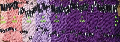 Needlepoint VINTAGE Hand Embroidery PICK French Pull SKEIN THREAD FLOSS YARN - Image 1 of 4