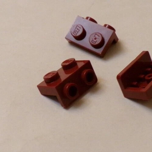 Lego x7 Red 1x2 1x2 Angle Bracket, 99781 (028-179) - Image 1 of 1