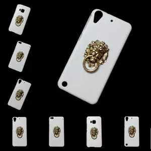 Cover For Phones 3D Bronze Lion Finger Ring Holder Stand Hard Back Skin Case - Picture 1 of 11