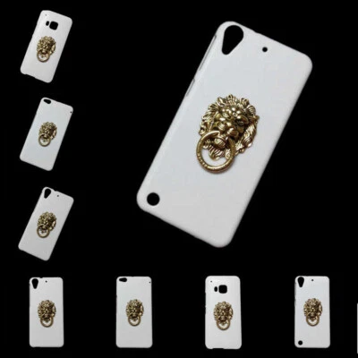 Cover For Phones 3D Bronze Lion Finger Ring Stand Holder Hard Back Skin Case - Image 1 of 4