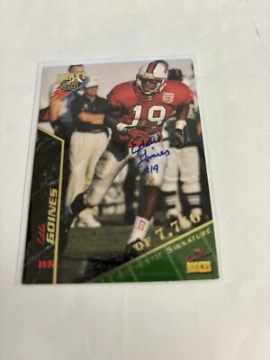 1995 Signature Rookies Autograph Eddie Goines (5072/7750) (#32) - Image 1 of 2