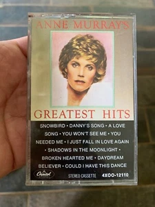 ANNE MURRAY "Greatest Hits" 1980 AUDIO CASSETTE, Capitol Records, Inc. STEREO - Picture 1 of 9