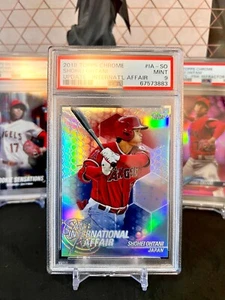 ⭐️ SHOHEI OHTANI 2018 TOPPS CHROME INTERNATIONAL AFFAIR #IA-SO PSA 9 MINT RC 🔥 - Bild 1 von 2