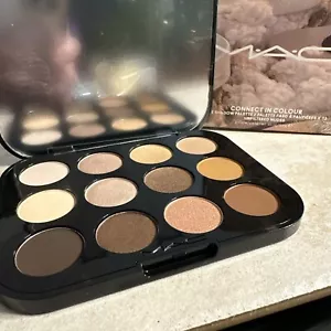 Mac Connect In Colour Eye Shadow Palette x 12 Unfiltered Nudes - Picture 1 of 4