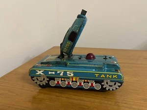 A.1 Japan Tin Toy Army Tank Vintage Battery Operated QA-38 - Picture 1 of 13