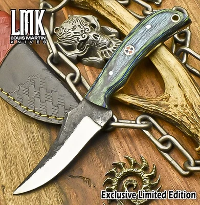 LMK Handmade Skinner Knife ATS-34 Steel Hard Wood Hunter Closeout - Image 1 of 4