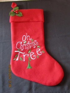 NUEVAS MEDIAS DE NAVIDAD "OH ÁRBOL DE NAVIDAD" CON ACEBO ARTIFICIAL. - Imagen 1 de 1