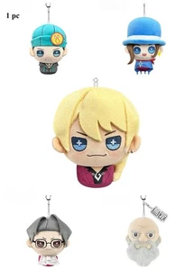 Ace Attorney Phoenix Miles Klavier Trucy The Judge Plush Charms Game Merchandise - Picture 1 of 14