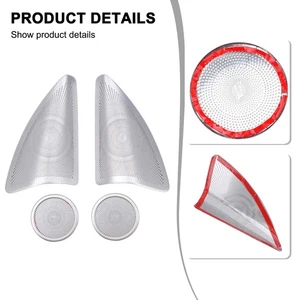 Elegante copri altoparlanti argento finiture per Mercedes W166GLE ML per X166GLS - Foto 1 di 12