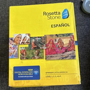 Rosetta Stone Spanish (Latin America) Level 1-5 Set - Picture 1 of 6