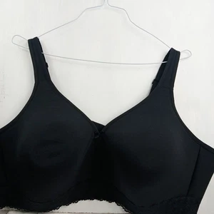 Lane Bryant Cacique Women's Black Bra 52DD Lightly Lined No-Wire - Picture 1 of 11