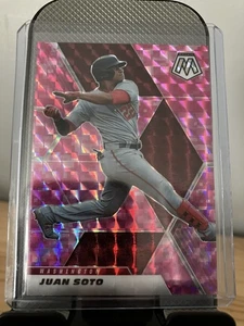 2021 Panini Mosaic - Juan Soto #113 Pink Camo Mosaic Prizm - Picture 1 of 2
