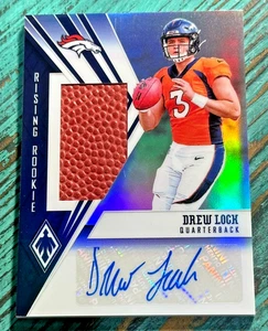 DREW LOCK Broncos 2019 Phoenix Rising Rookie Material Signature RR-DL Auto RC/99 - Picture 1 of 2