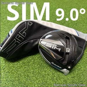 TaylorMade SIM 9.0 Driver Head Right-Handed w/ Cover Only - Picture 1 of 8