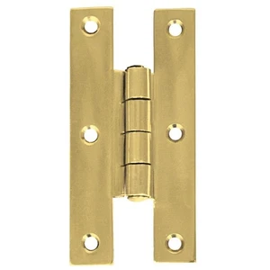 Solid Brass Miniature 'H' Hinges (Pkg. of 4) - Picture 1 of 3