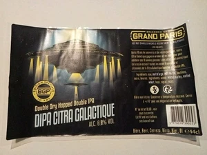 Etiqu. Can'Alu : DIPA CITRA GALACTIQUE / Brasserie du GRAND PARIS - France - Picture 1 of 1