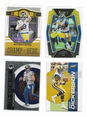 Los Angeles Rams Stafford Donald Faulk Kupp Insertos Equipo Novato Lote 50 Tarjetas Foto 1 de 4