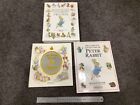BEATRIX POTTER PETER RABBIT WEDGEWOOD 3 X LARGE BOOKS GREAT READS NICE LOT