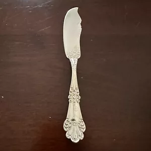 Olympia (Watson) Sterling Silver Master Butter Knife 1903 Antique DL Monogram - Picture 1 of 5