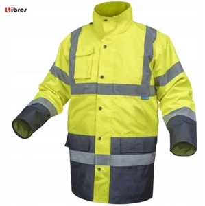 Winterjacke ARBEITS lang PARKA 3in1 GELB Warnschutz - XXL HOGERT HOGERT TEC - Bild 1 von 4